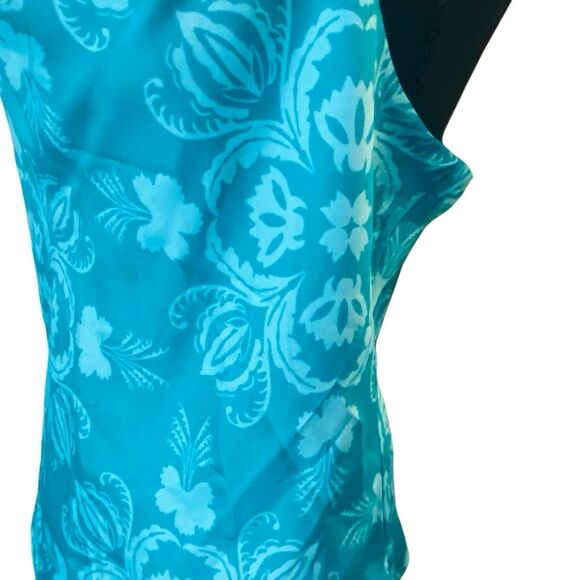 INC International Concepts Cami Tank And Wide Leg Pants 2Pc Set Teal Small - Picture 5 of 9